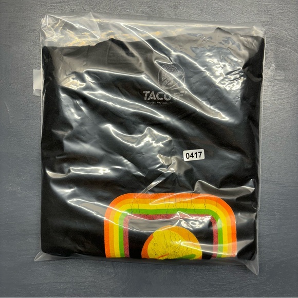 Taco Bell T Shirt Front Vintage Logo Black Men's Sz Small - Picture 7 of 7